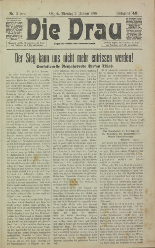 Die Drau, 1916
