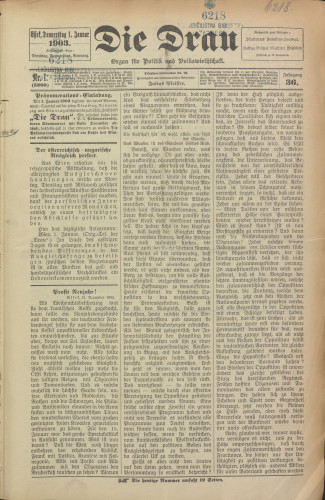 Die Drau, 1903